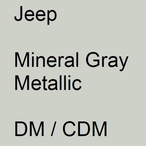 Jeep, Mineral Gray Metallic, DM / CDM.